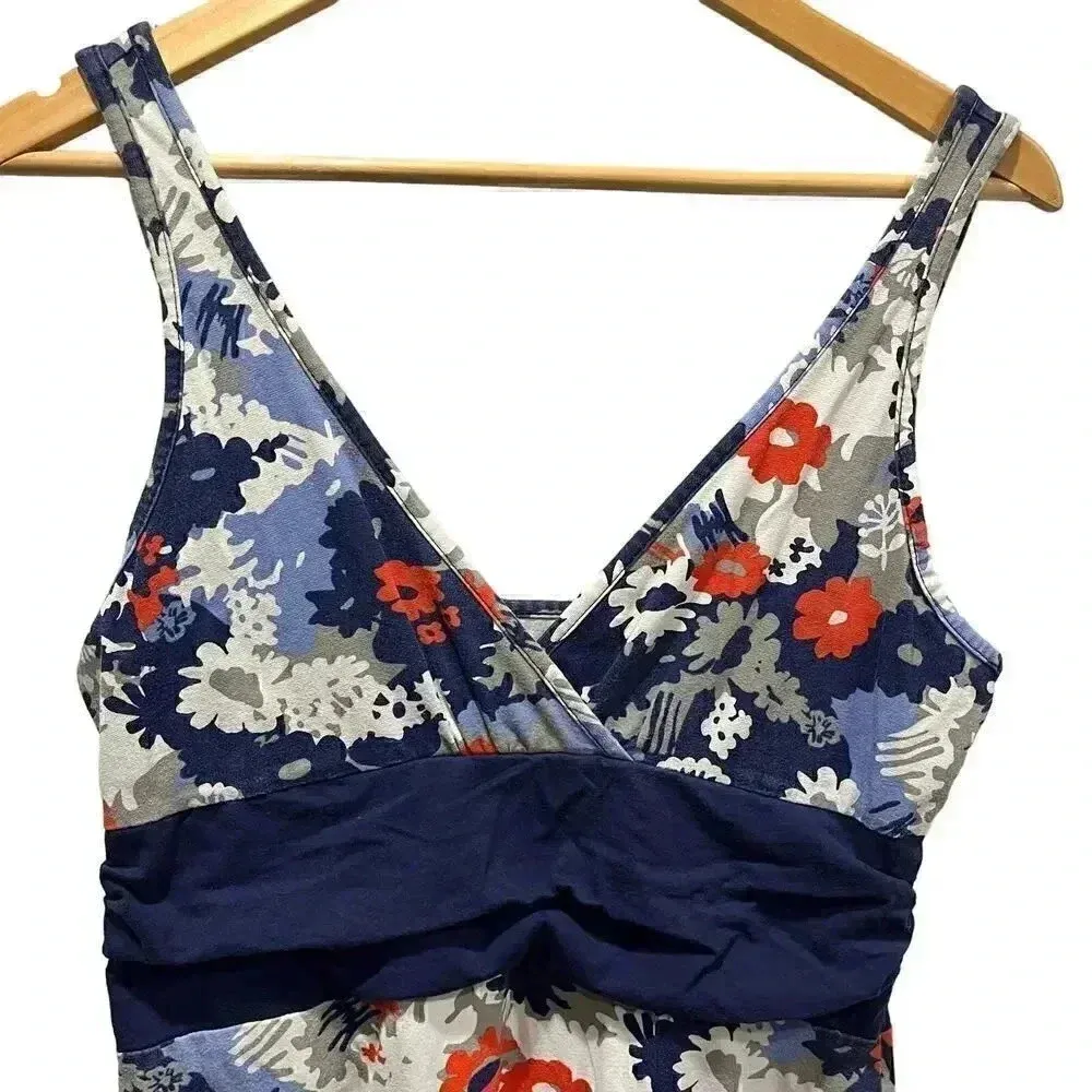 Patagonia Women's Floral Margot‎ Casual Organic Cotton Blend Dress M - Image 4