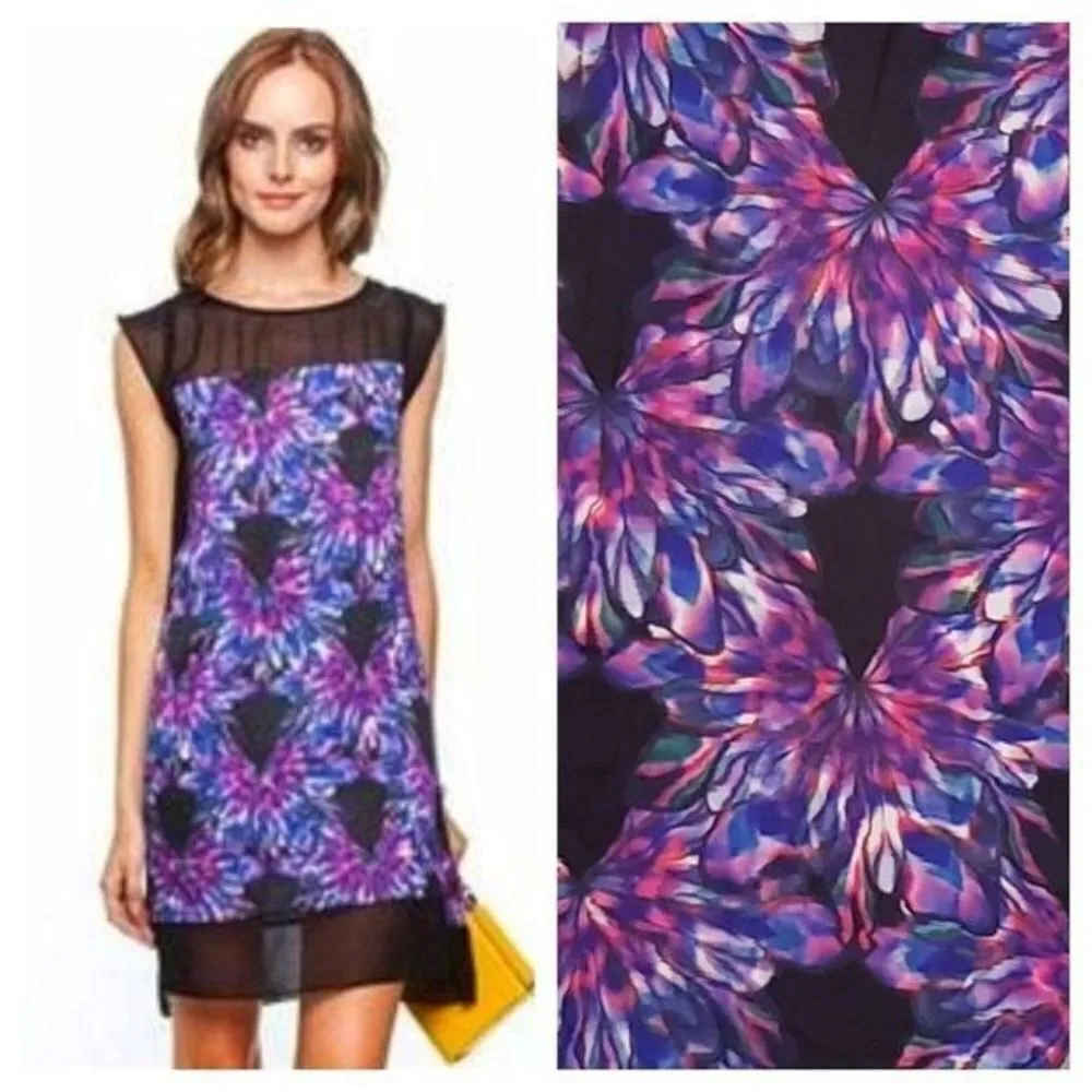 Anthropologie Elliatt Fantasy Floral Kaleidoscope Slip Dress - Image 3