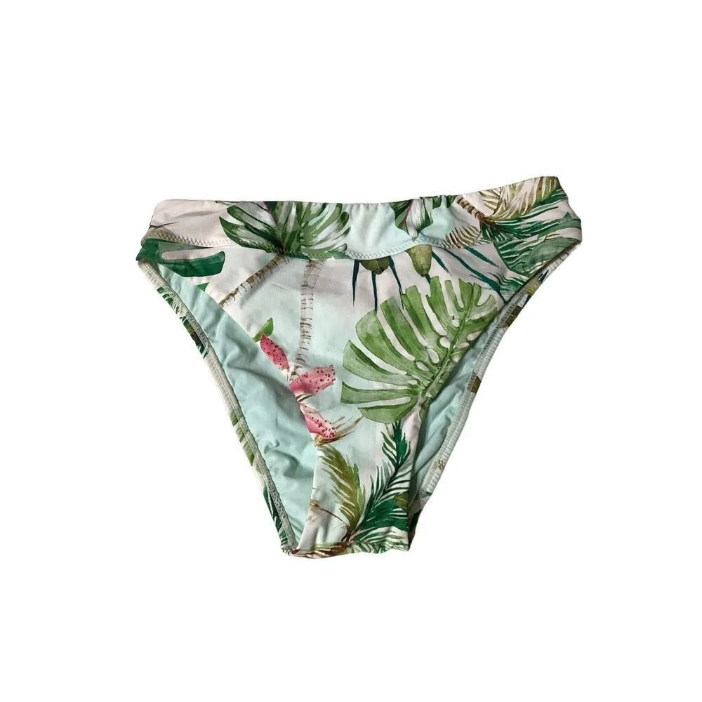 New Pilyq tropical high waisted bikini bottom. Medium - Image 6