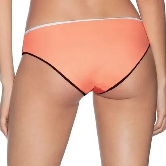 Maaji Miranda Sublime Reversible Bikini Bottom - Brown and Orange - Image 3