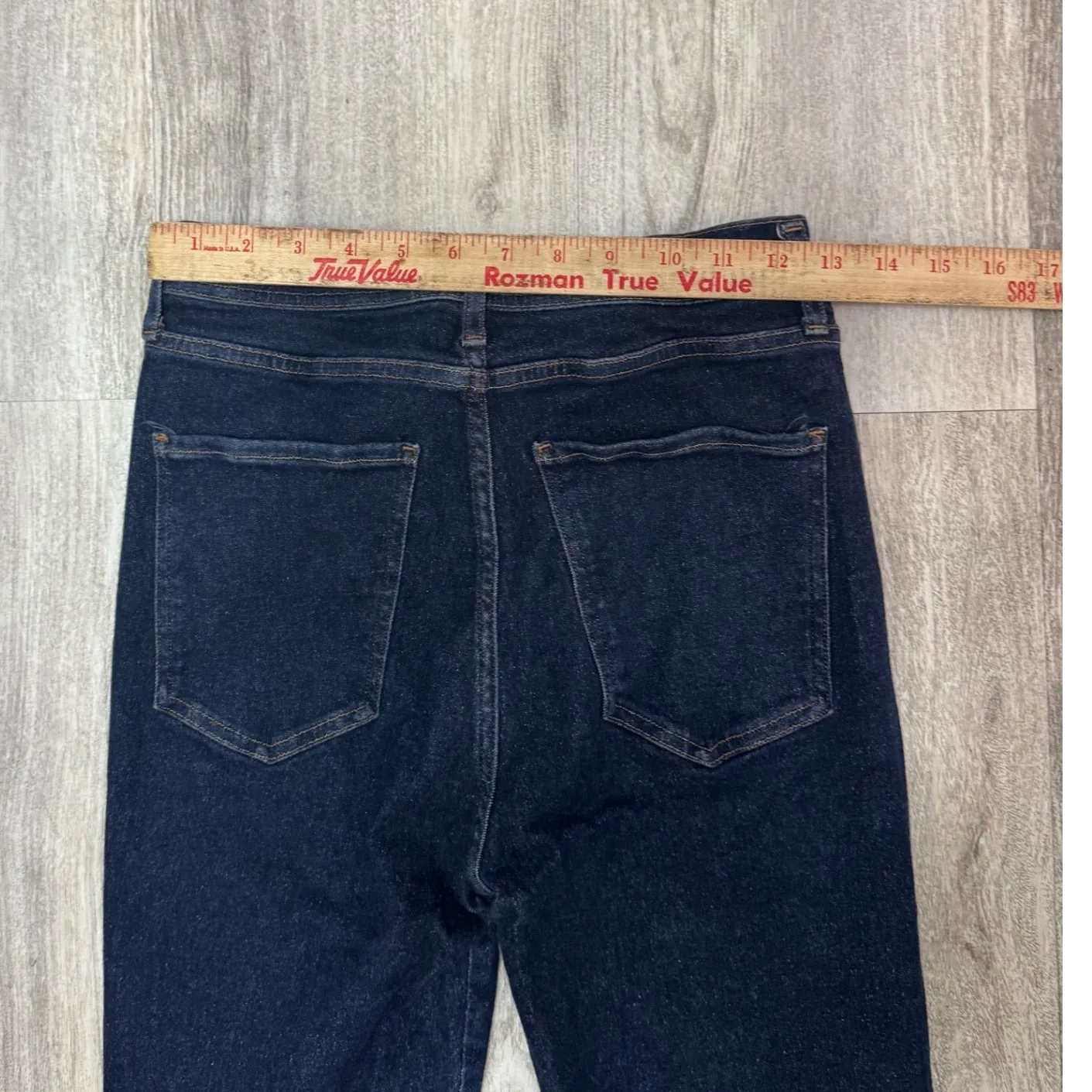 AGOLDE Premium Roxanne High Rise‎ Skinny Jeans Size 28 Dark Wash Denim Women's - Image 7