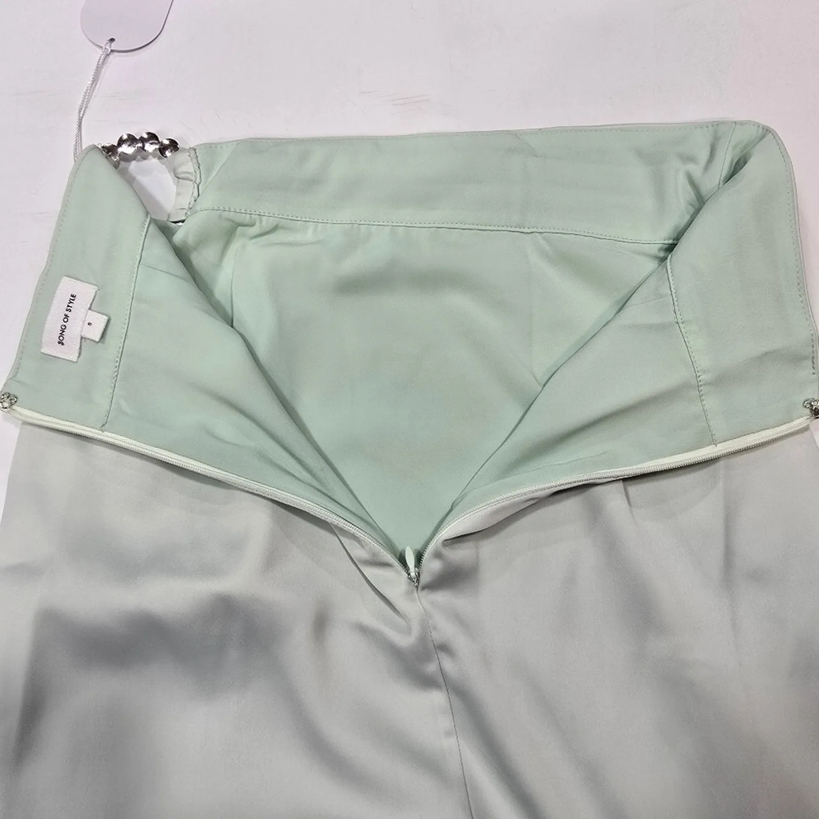 Song of Style Finch Maxi Skirt in Sea Blue Small - Image 13