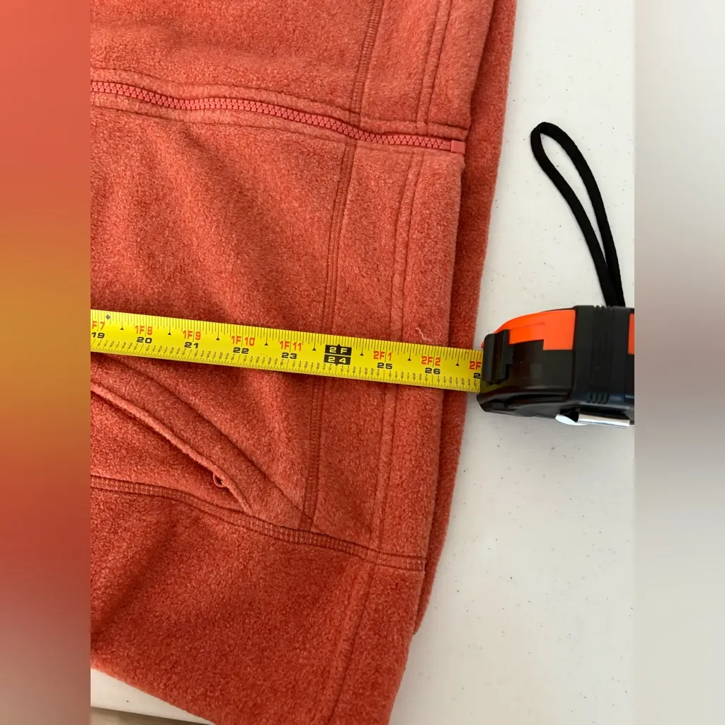 LL Bean Women's Mountain Kathadin‎ Logo Classic Fleece Vest XL Plus Hiking EUC Pink - Image 8