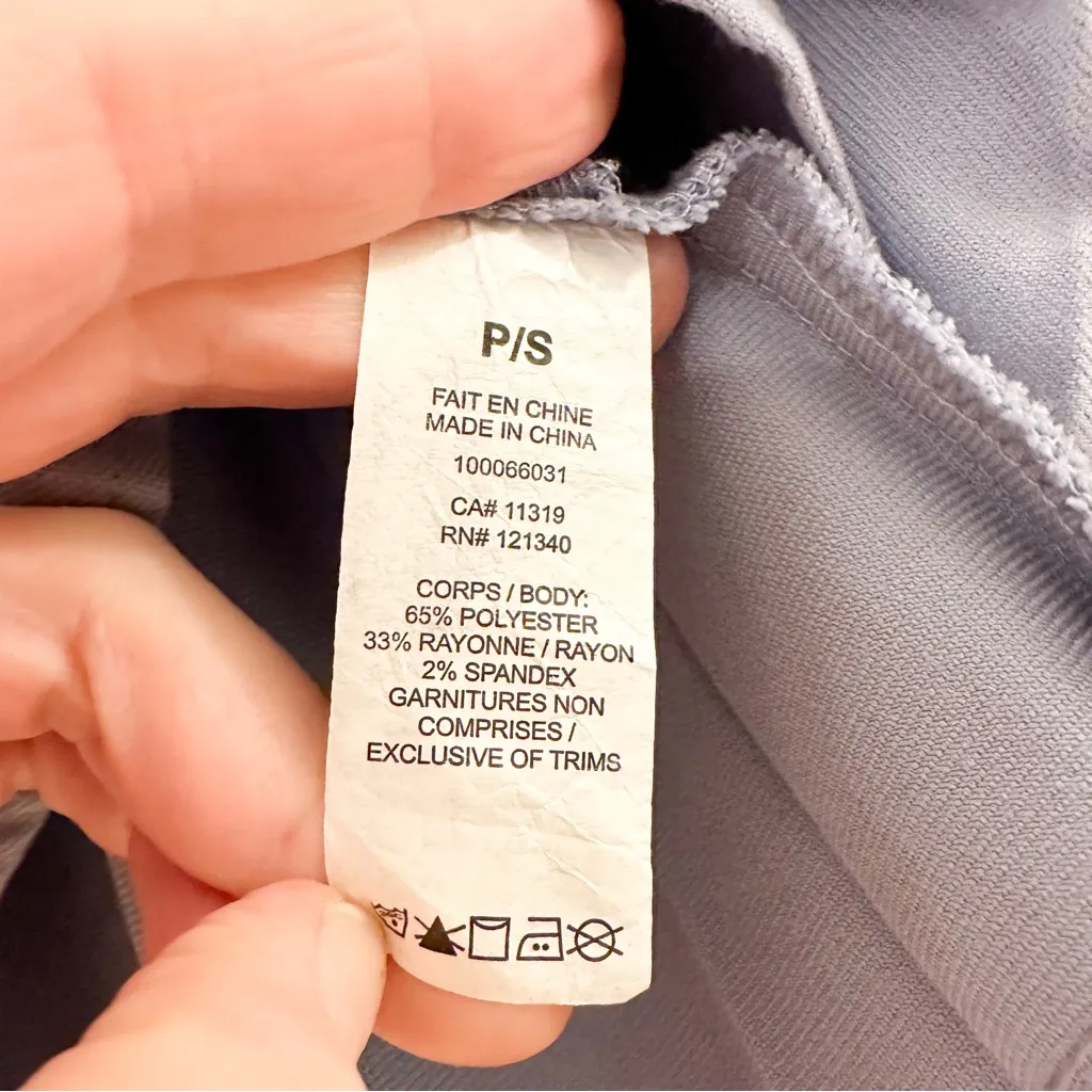 NEW Garage Jupe Brittany Pleated Mini Skirt Eventide Blue sz Small - Image 8