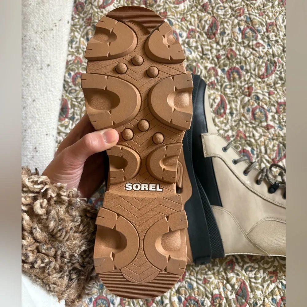 Sorel Brex™ Leather Waterproof Boot - Sandy Tan - Image 10