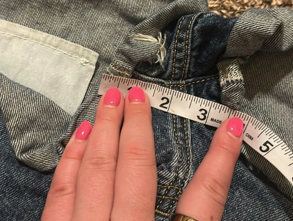 One Teaspoon Bandits Jean Denim Shorts Size 27 - Image 6