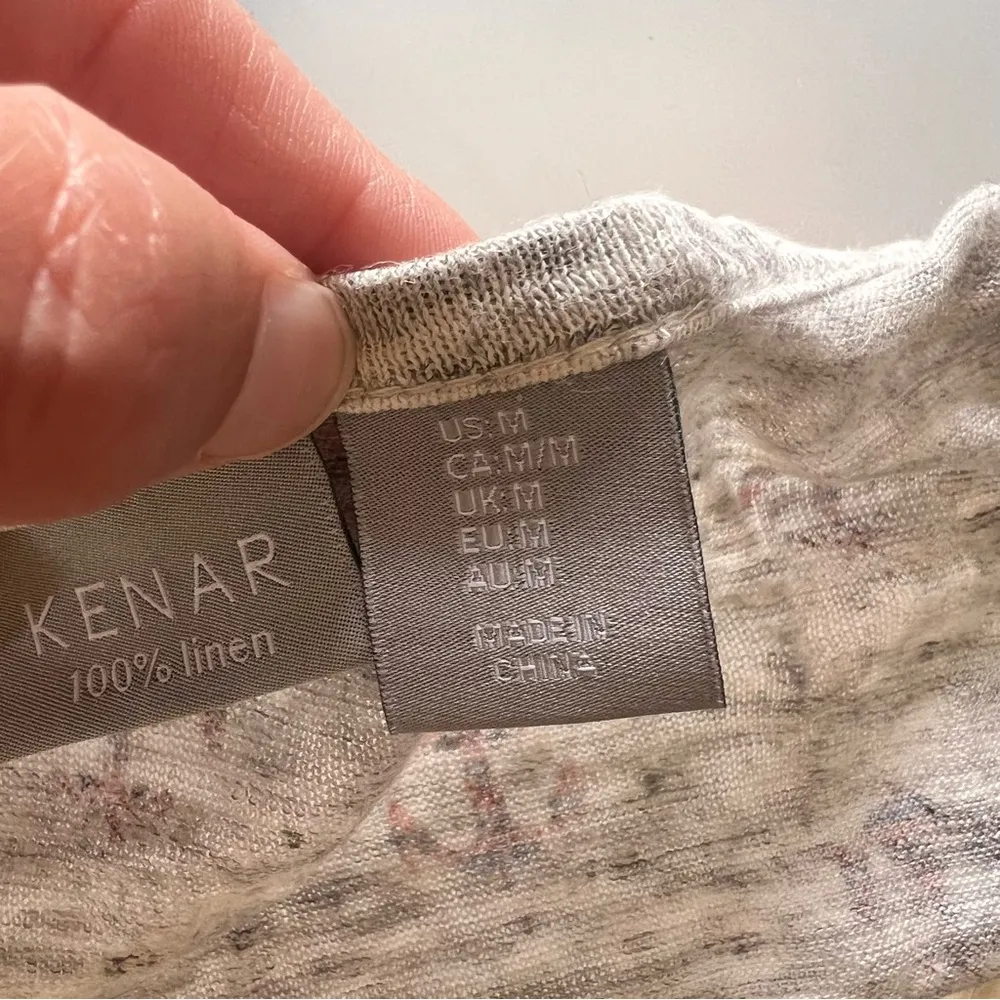 ☀️ Kenar gray linen anchor tank - Image 3