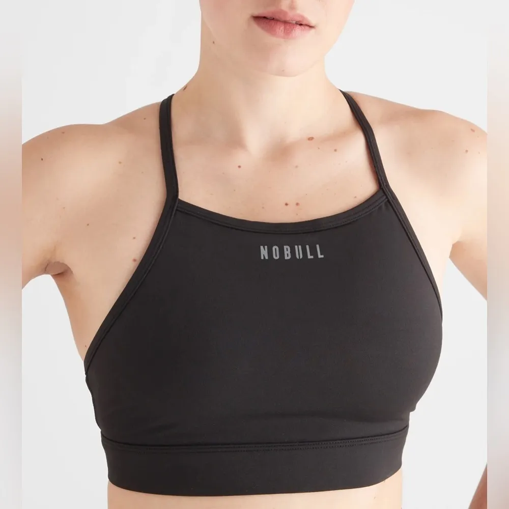 NWT NOBULL Matte High-Neck Sports Bra - XS - Black - Image 4