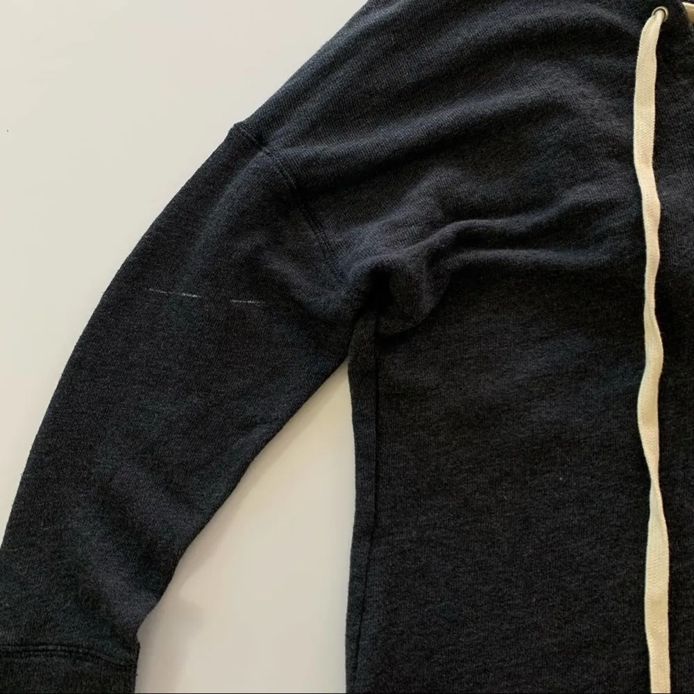 Via Penny Lane Reworked Apparel | The Doors Lace Up Hoodie Sweater Medium Gray - Image 10