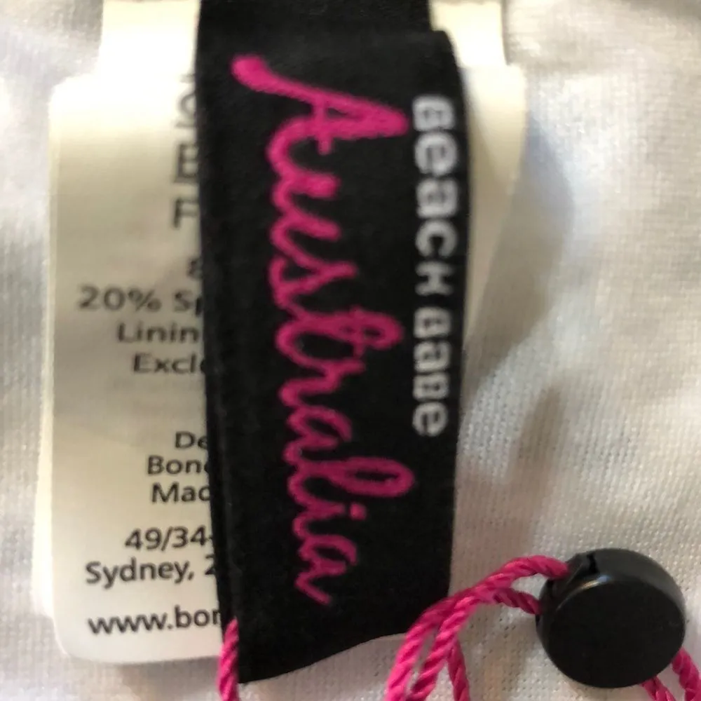 Beach Babe Australia High Leg Bikini Bottoms NWT 4 Size 8 - Image 11