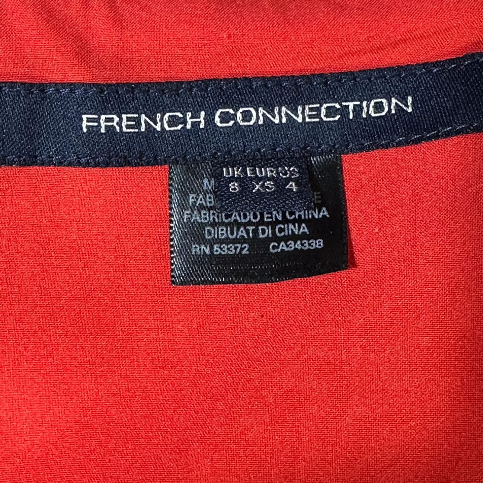 French Connection Whisper Romper Womens 4 Coral Strapless Boned Bodice Cocktail - Image 7