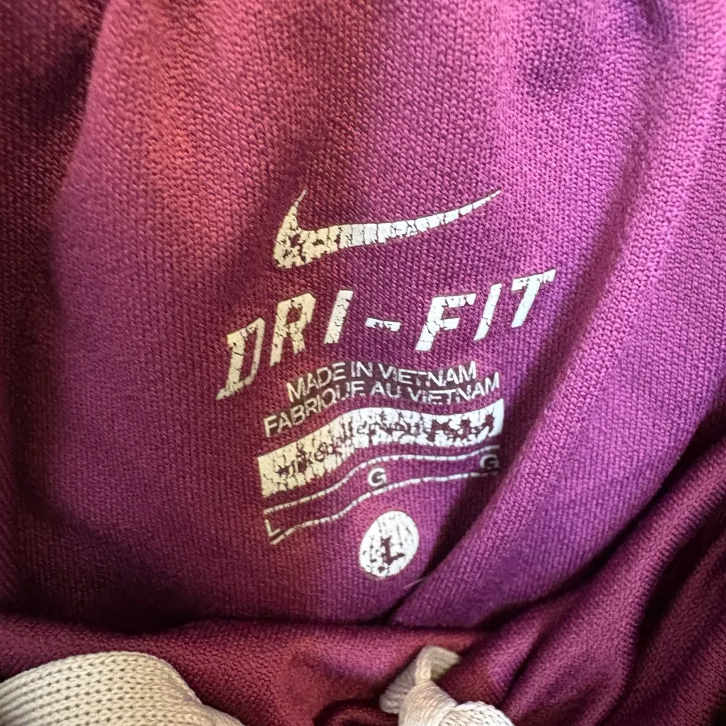 Nike Dri-FIT Green & Black Tempo Running Shorts Mosaic Print Women’s Large - Image 3