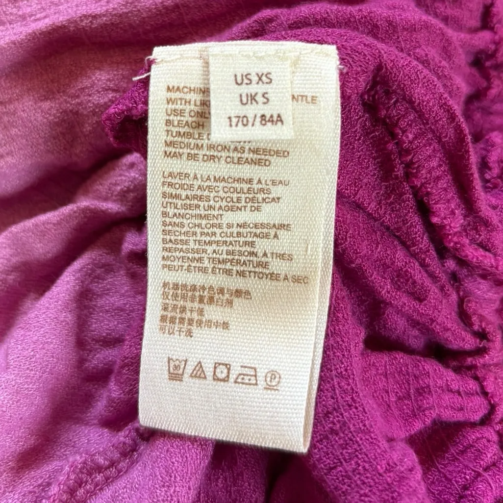 Free People Cora Lee Pink Tie Dye Off the Shoulder Top Womens Size XS - Image 13