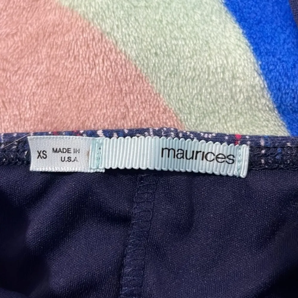 Maurice Bohemian Flowy Spaghetti Strap Blouse Size XS EUC #5073 - Image 4