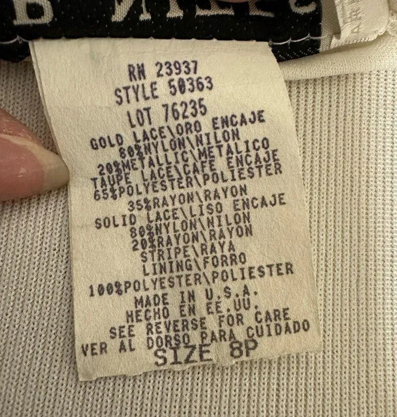 Vintage J.R. Nites by Caliendo Fairy Maxi Skirt Size 8P - Image 8