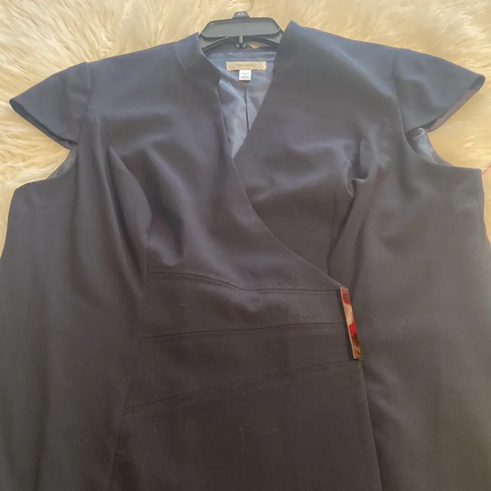 DRESSBARN navy blue women’s dress size 16W brand new with tag length 42” bust 42 - Image 12