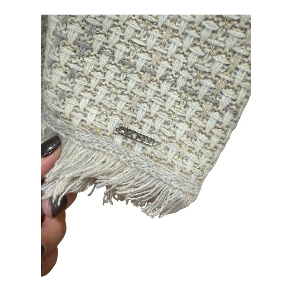 Women’s DKNY Size XL Ribbed Fringe Crewneck Sweater NWT (flaws noted) - Image 5