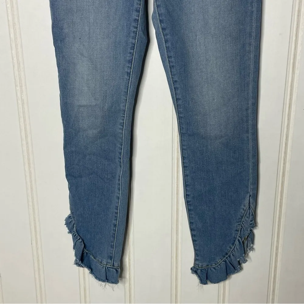 Joe’s Jeans The Icon Mid Rise Skinny Ruffle Ankle Percy - Image 8
