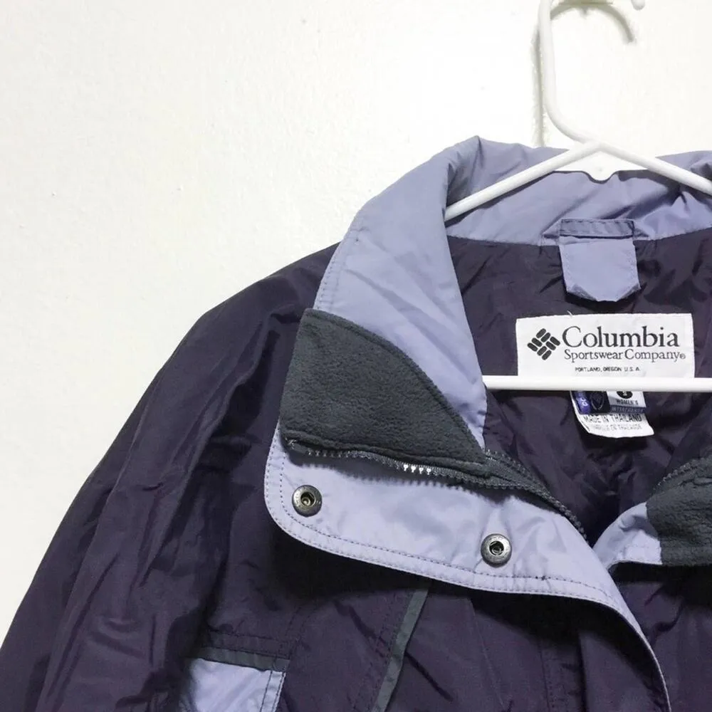 Columbia Purple Colorblock Winter Jacket - Image 7