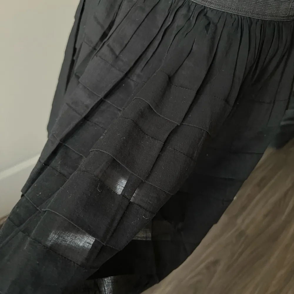 Sandro Black Pleated Skater Mini Skirt - Image 6