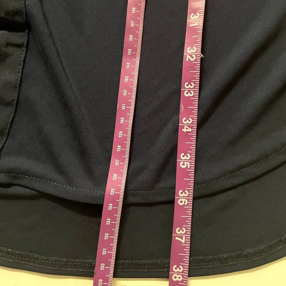 TopShop Maternity Dark Navy Blue Button-Down Shirt Dress Size 8 EUC - Image 5