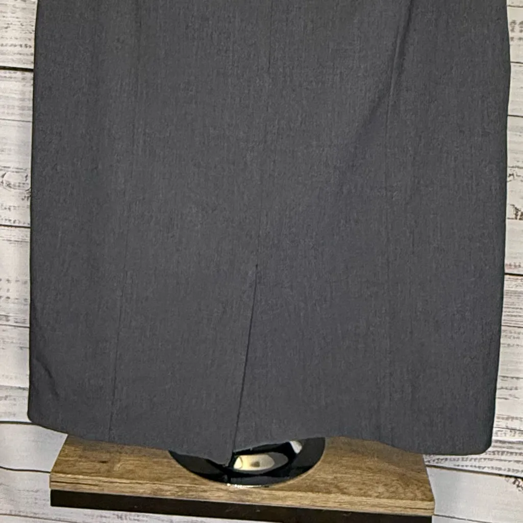 Calvin Klein Charcoal Pencil Skirt - Image 4