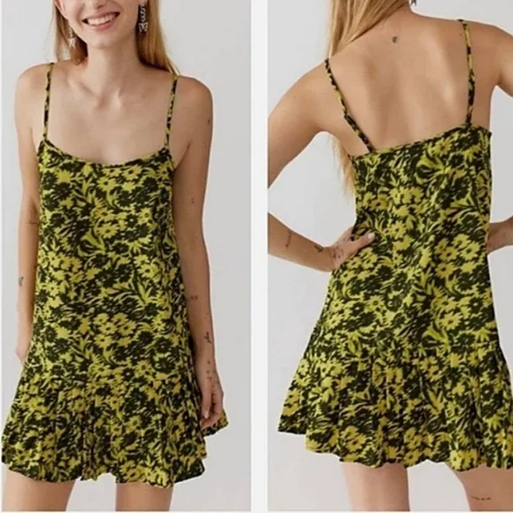 Urban Outfitters Floral Camille Mini Baby Doll Dress - Image 2