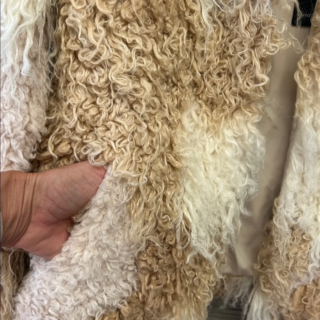 Elliatt Josephine Faux Fur Jacket in Multi Size Small NWT - Image 7