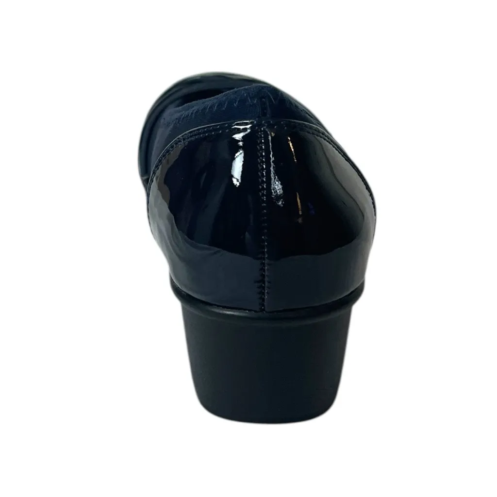 Cliffs New Bowie Wedge Slip On Non Slip Sole Round Toe Navy Blue Women’s Size 8M - Image 4