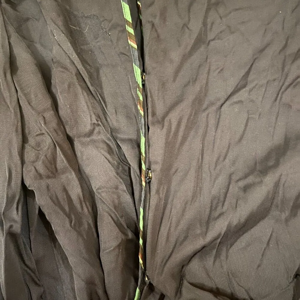 Opening Ceremony | Persian Twill Navy Ruffle Trim Collared Blouse Size 4 - Image 14