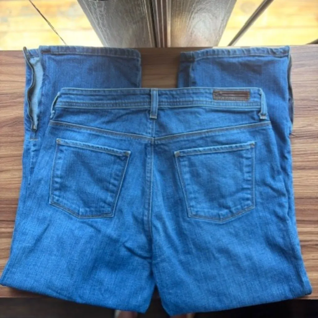 Polo Ralph Lauren Jeans Womens Kelly Stretch Zip Capri Denim Jeans Size 12 Med R - Image 2