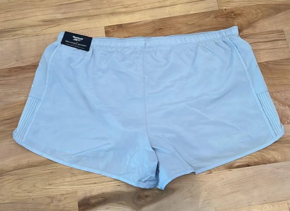 Reebok Light Blue Run with it Short Women’s Lined Relaxed Athletic Shorts - NWT - Image 2