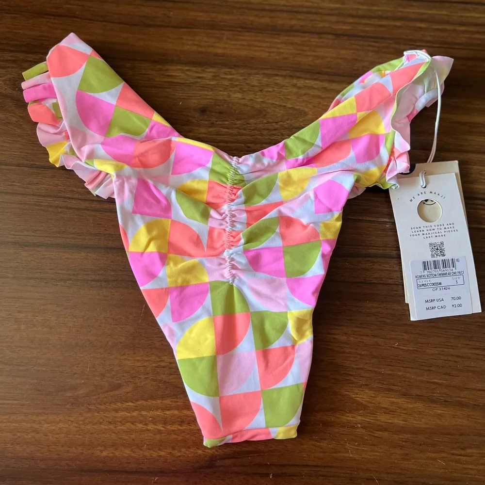 Maaji womens Bikini Bottoms, Multicolor, Small US - Image 4