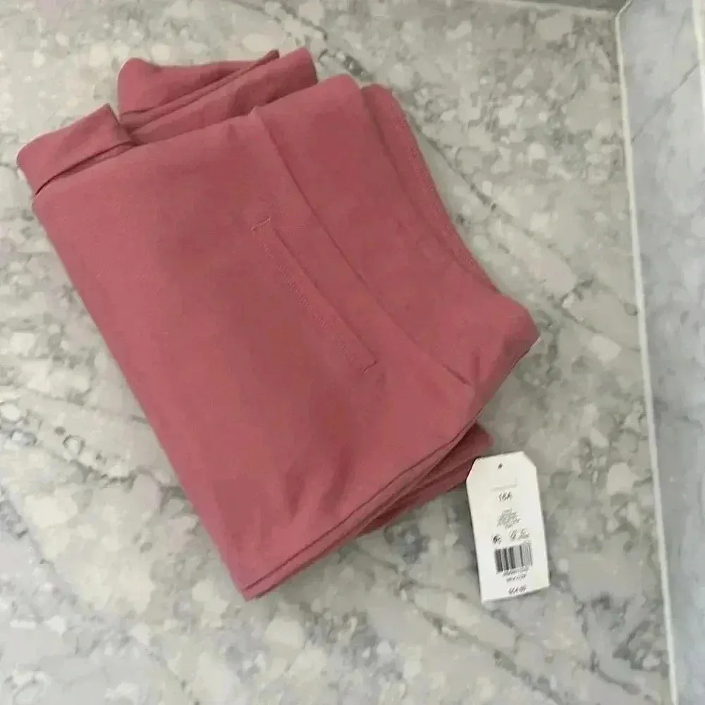 Pull On Stretch Twill Cropped Pants Size 16 Wonderly NWTs - Image 6