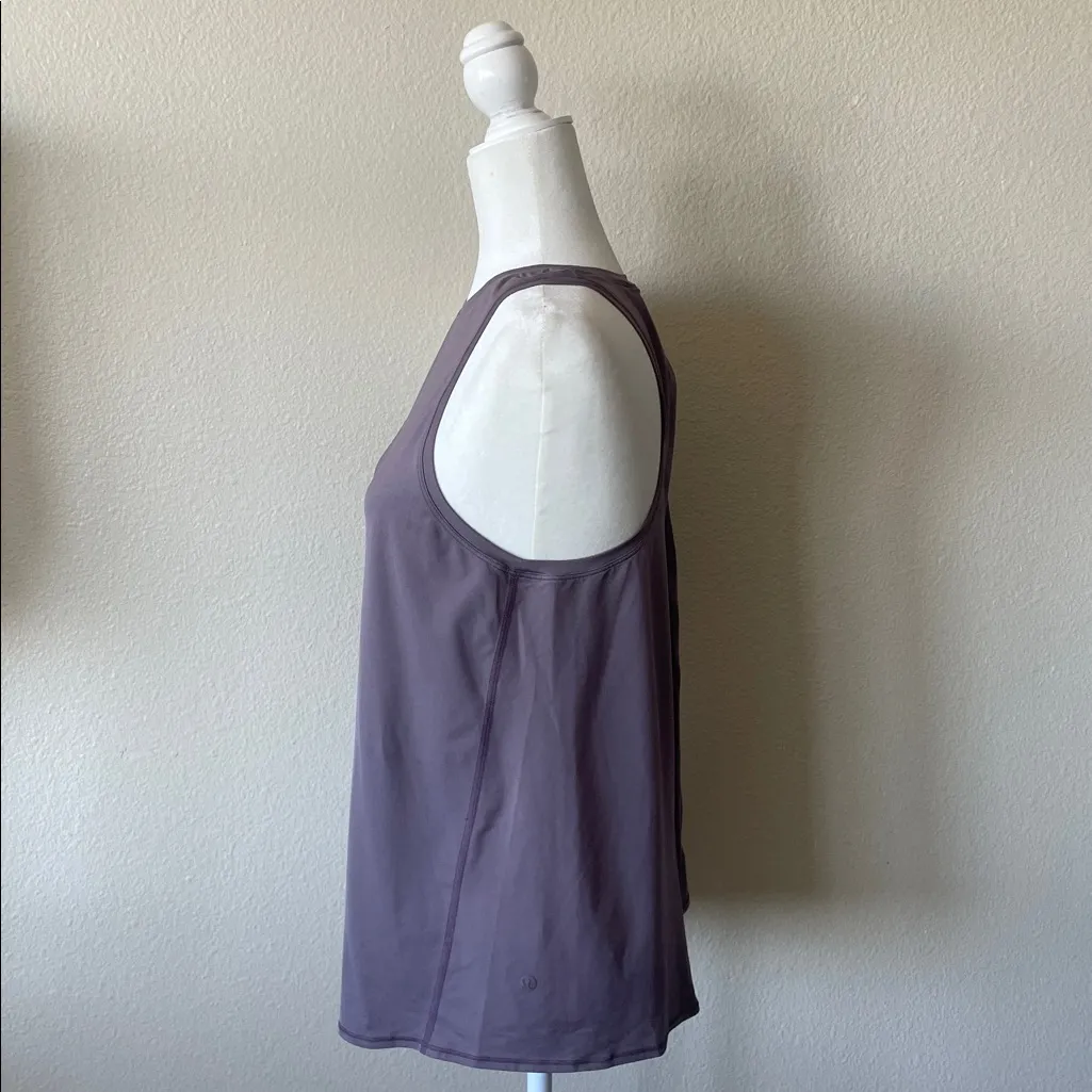 Lululemon Purple Split Back All Tied Up Tank Top | Lightweight Athletic Yoga - Image 6