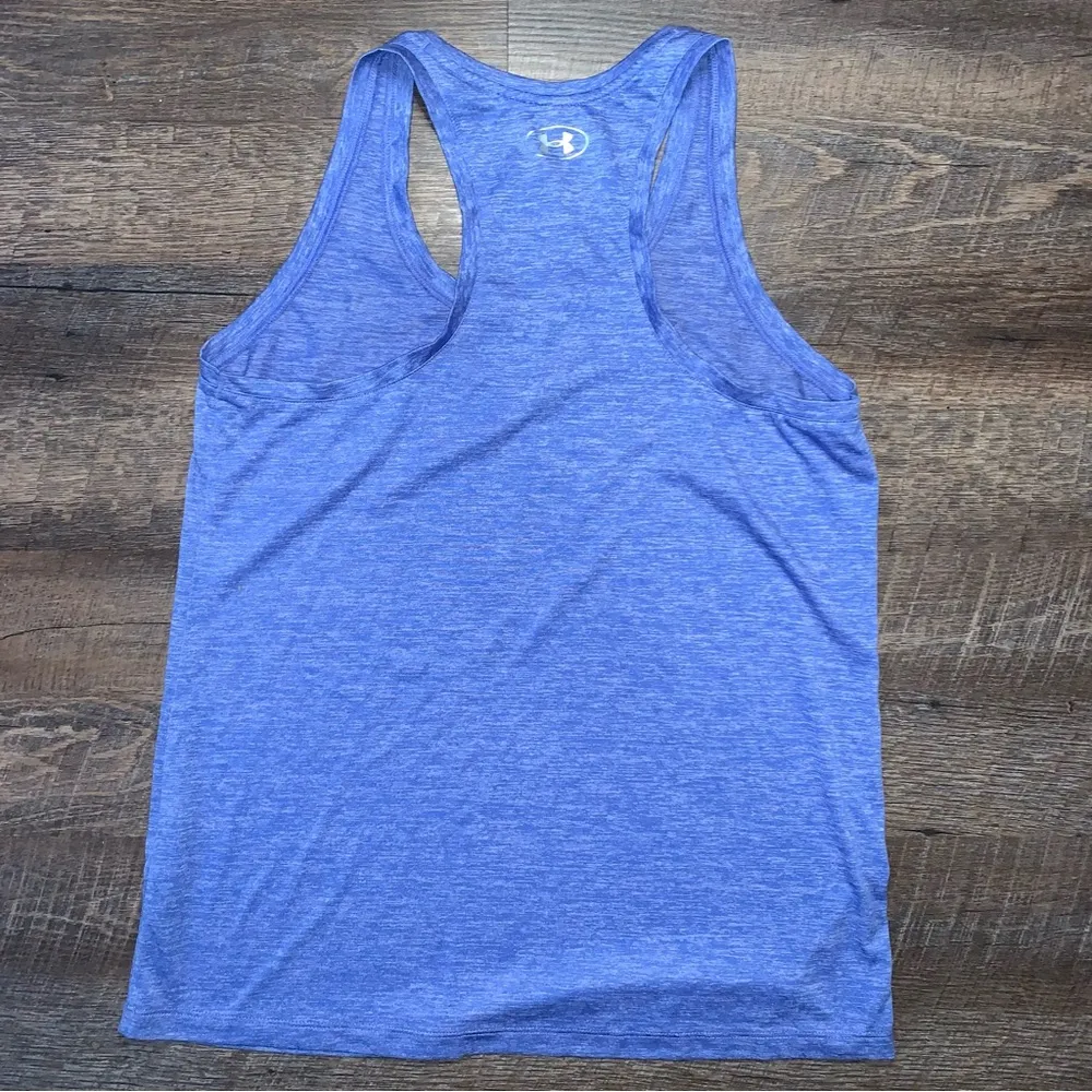 Under Armour Heatgear Blue Tank Top Size Medium - Image 2