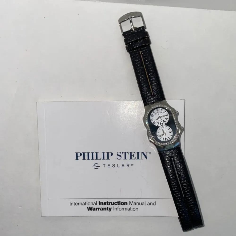 Philip Stein Diamond Teslar Watch w/extra strap - Image 14