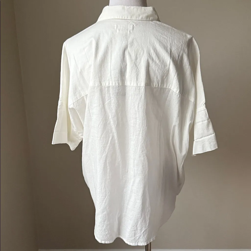 Rag & Bone White Tie Shirt - Image 7