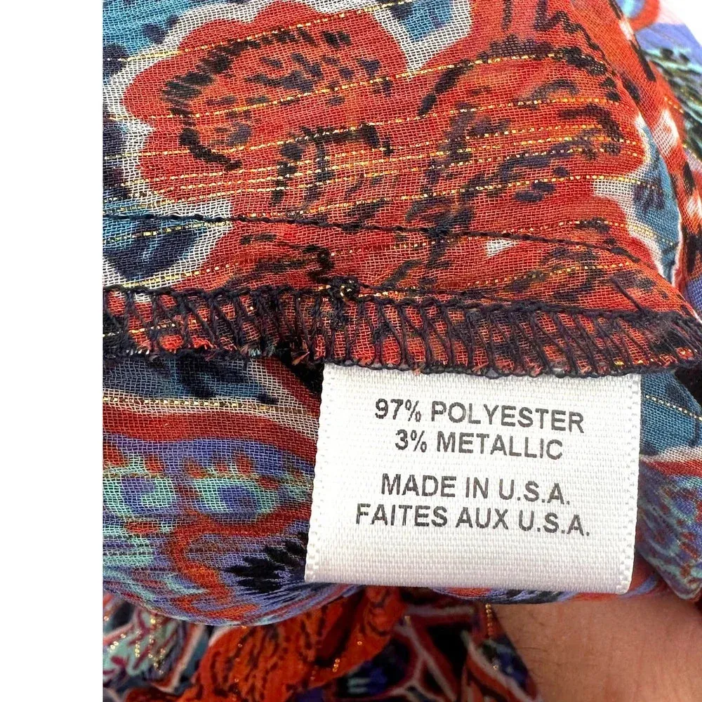 Misa Los Angeles Tara Dress in Cerulean‎ Floral Print Blue Size XS - Image 12