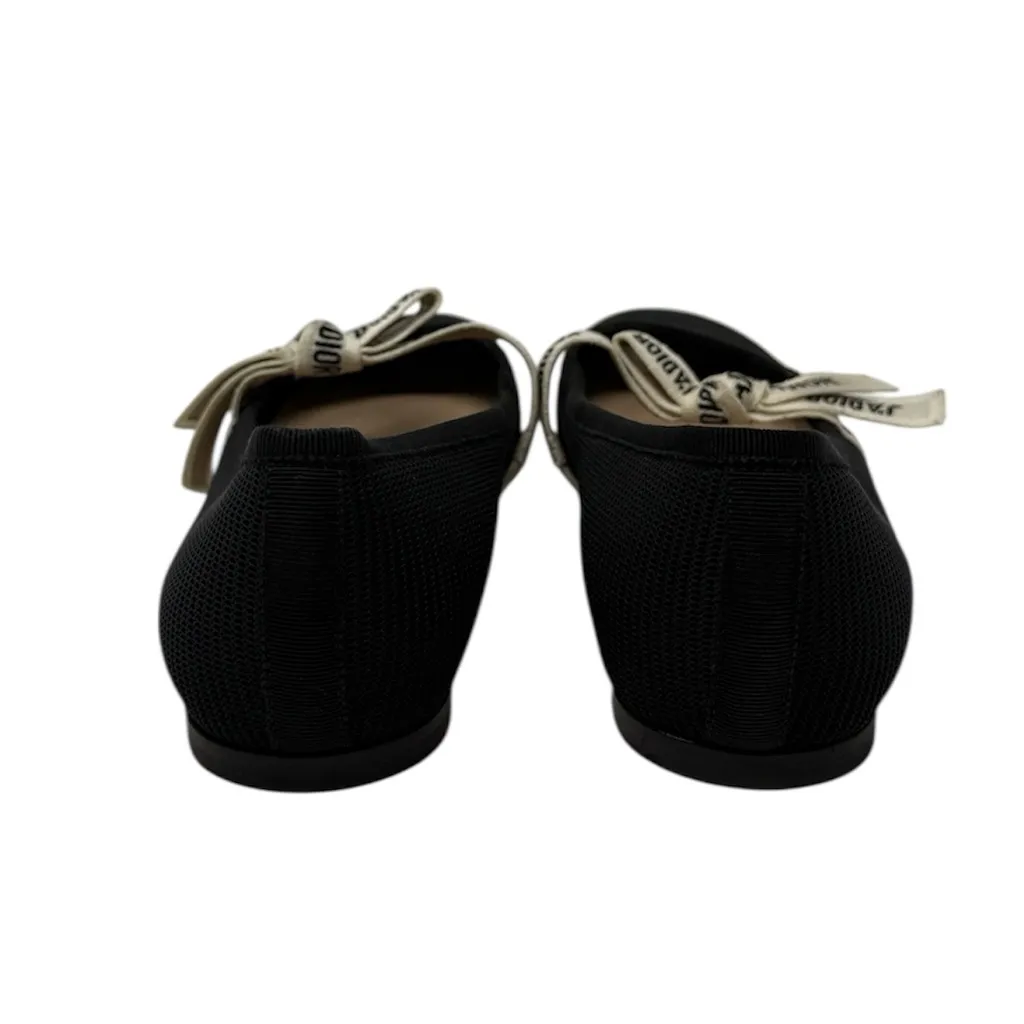 Dior Miss J’Adior Ribbon Black Miss J Ballerina Mary Jane Ballet Flats Size 40 - Image 6
