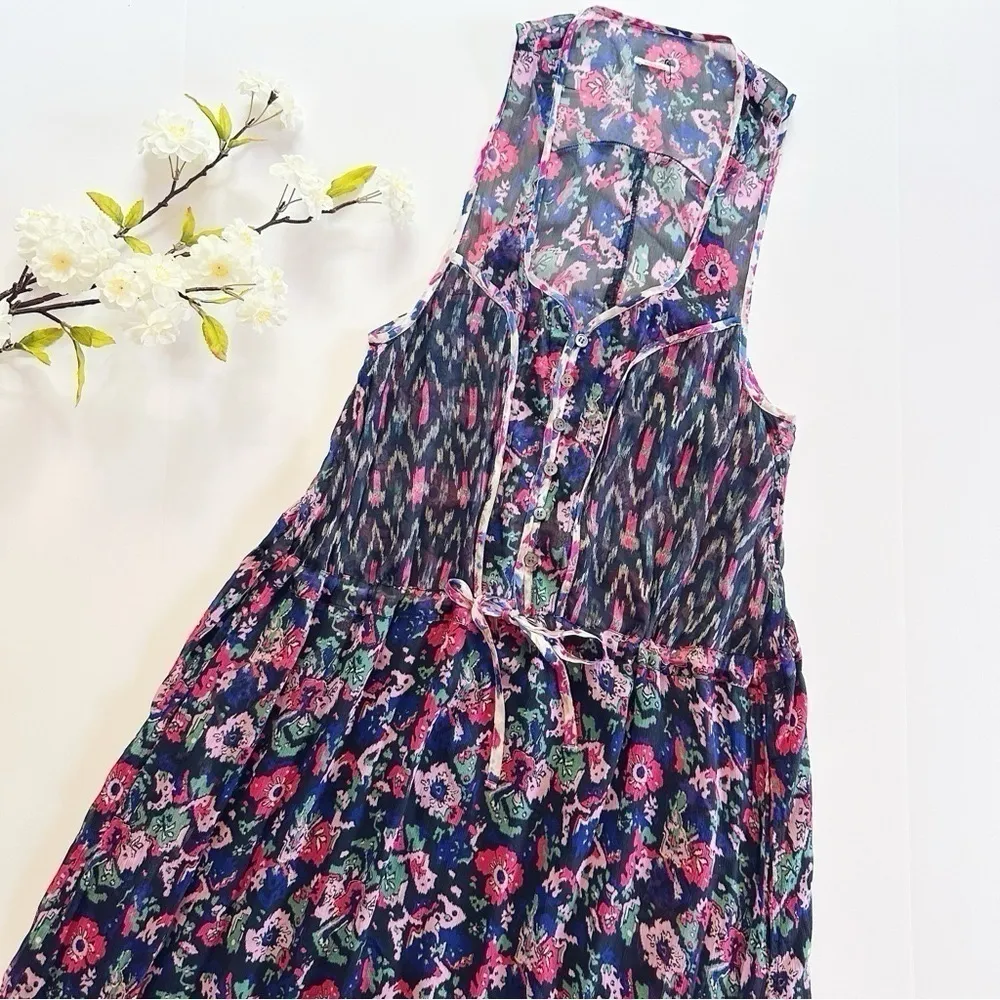 Isabel Marant Women’s Etoile Robe Randia Faded Night Dress Size 4 - Image 4