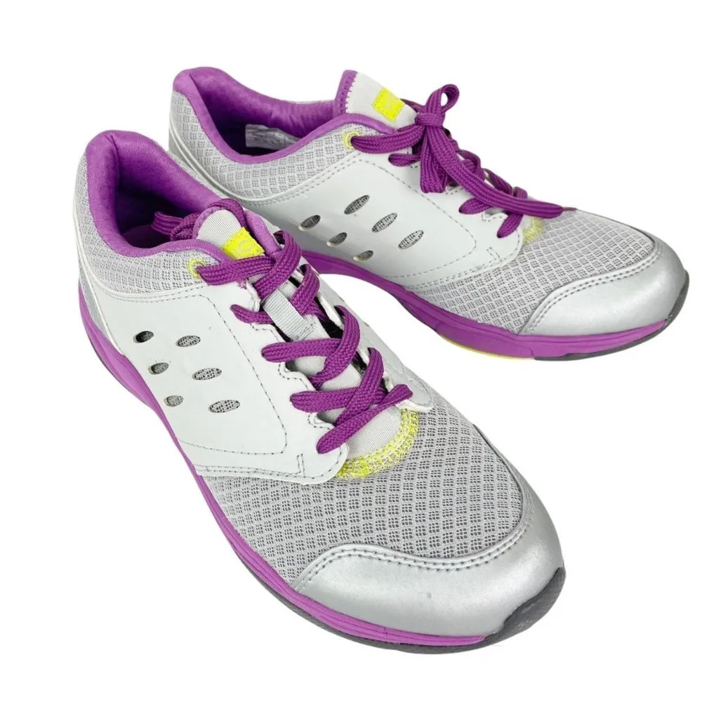 Vionic Woman's 9 Purple and Gray Venture Walking Shoe Sneakers Outdoor - Image 1