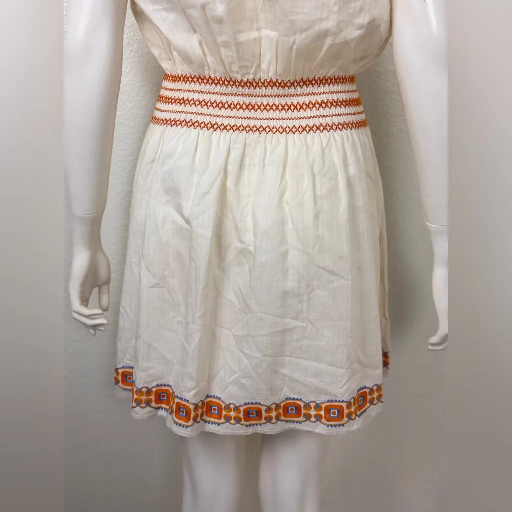 Tory Burch Ivory Garment with Tangerine Detailing Size S/P - Image 12