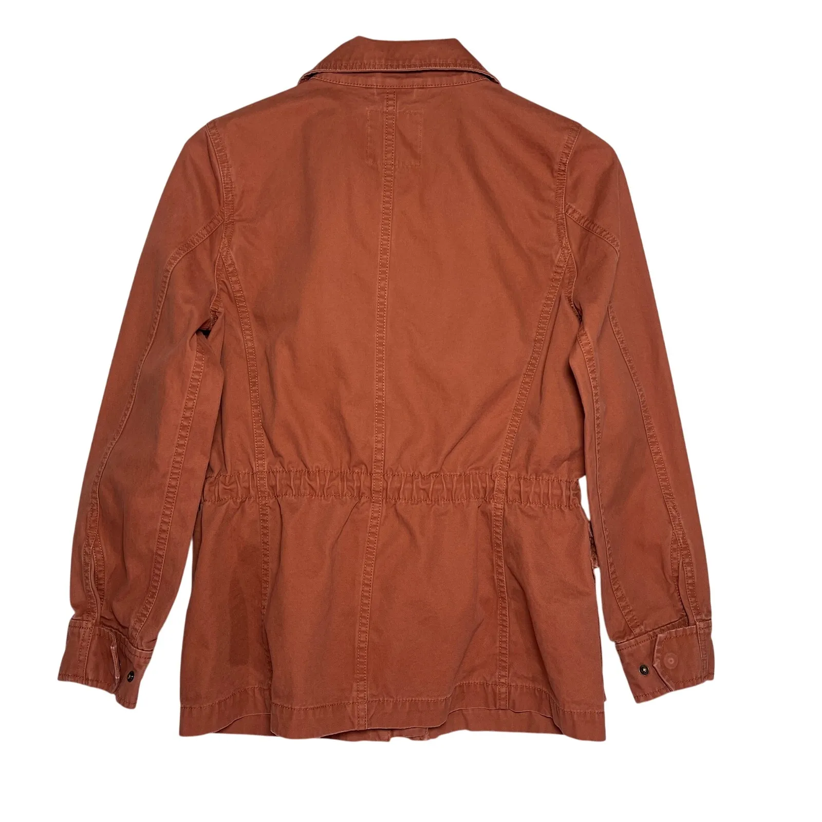 MADEWELL Women’s Utility Safari Jacket Zip and Snap front size small - Image 5