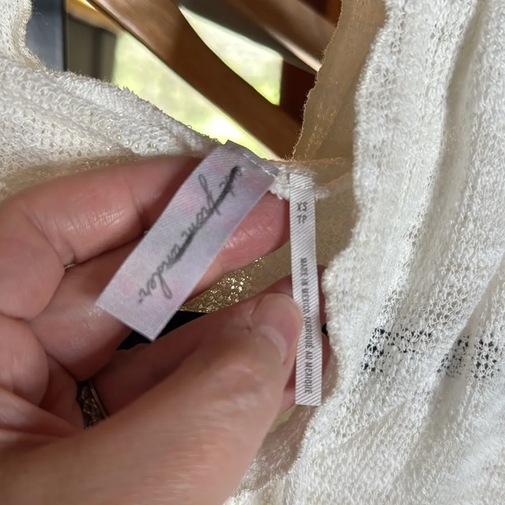 NWOT Out From Under Belle Hoodie Sweatshirt in Ivory Size XS Oversized - Image 2