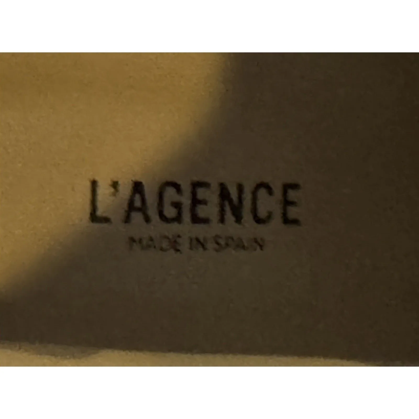 L’AGENCE Jeanne Block Heel Bootie in Midnight Size 38 US 8 (New Display Model) - Image 7