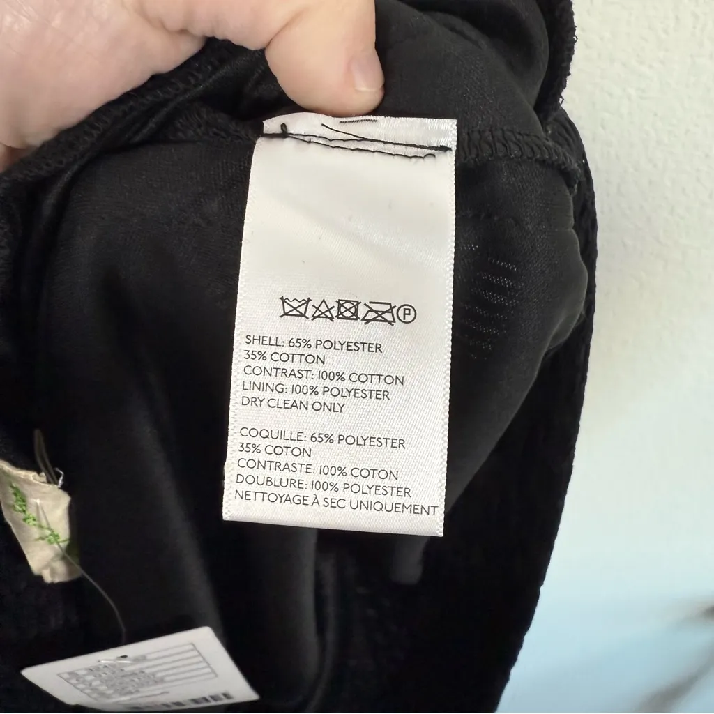 NWT Urban Outfitters Crochet Bell Bottom Pants in Black Size L - Image 10