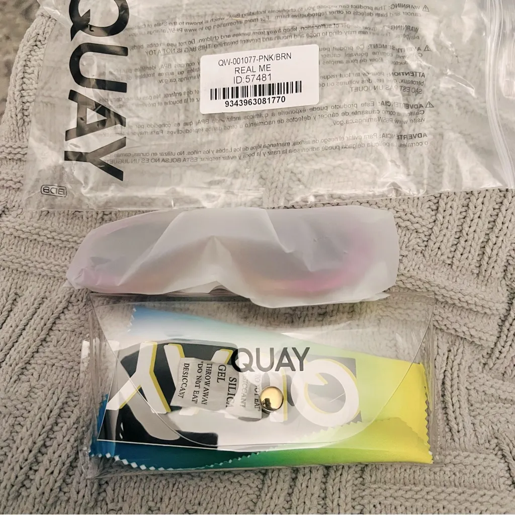 QUAY AUSTRALIA PINK OMBRE SUNGLASSES - Image 12