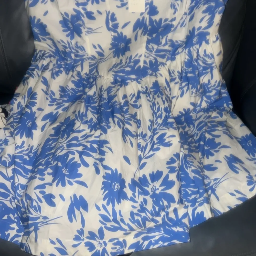 Beautiful Summer Blue White Floral Women's Corset Mini Dress - A New Day 3X - Image 6