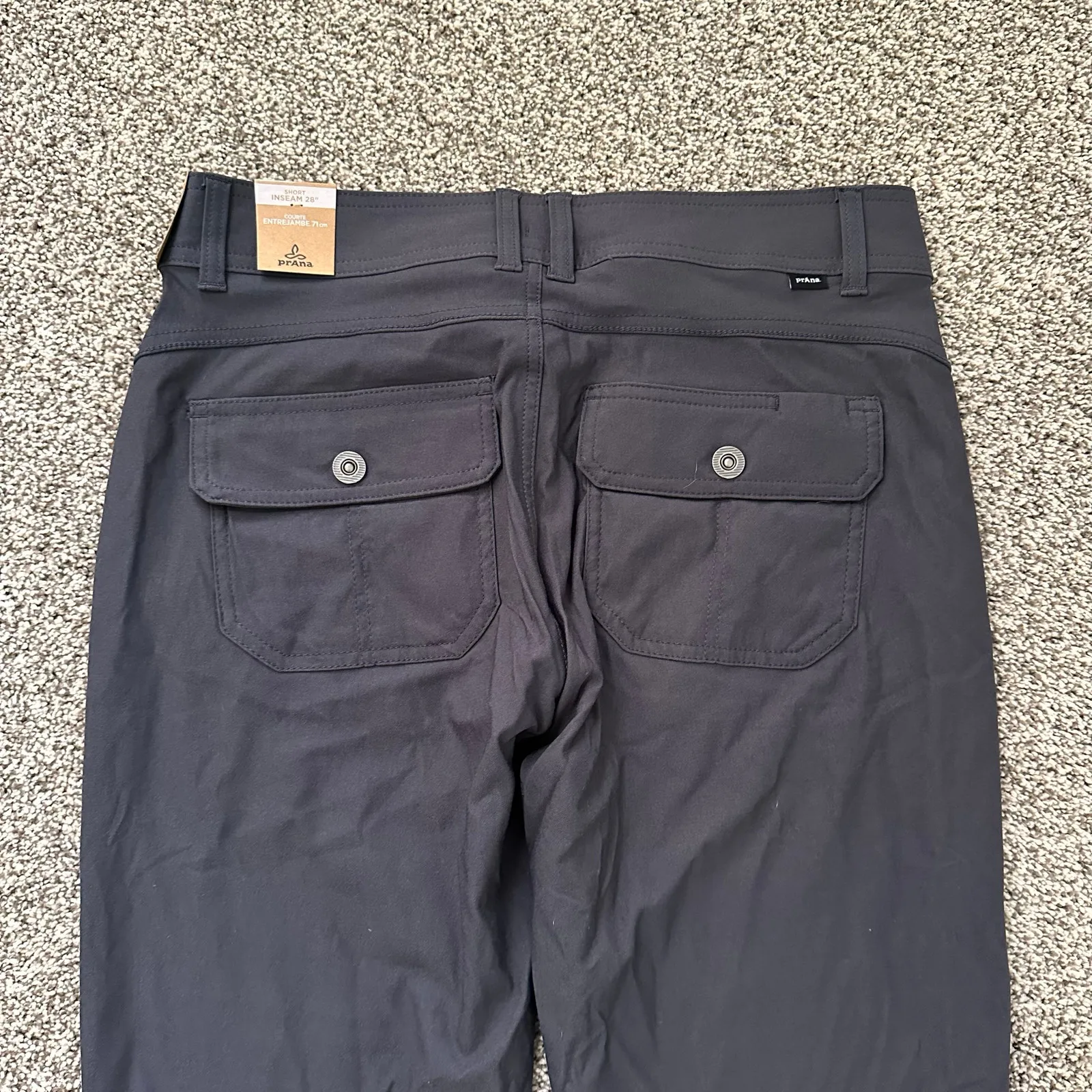 PrAna dark gray straight fit Halle pants size 6 Short NWT - Image 5